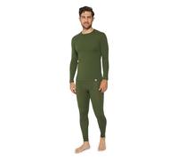 DANISH ENDURANCE Conjunto Térmico Lana Merino Hombre, Camiseta Térmica y Pantalon, Ropa Interior Lana Merino