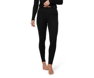 DANISH ENDURANCE Leggings de Lana Merino para Mujer Negro 2XL