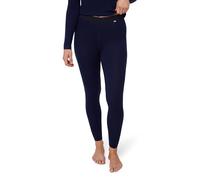 DANISH ENDURANCE Leggings de Lana Merino para Mujer, Ropa Interior Térmica Premium, Azul Marino Oscuro, S
