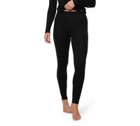 DANISH ENDURANCE Leggings Térmicos de Lana Merino para Mujer, Capa Base para el Frío Extremo, Negro, XL