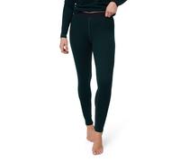 DANISH ENDURANCE Leggings Térmicos de Lana Merino para Mujer, Capa Base para el Frío Extremo, Verde Oscuro, XL