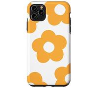 Danish Pastel Aesthetic Daisy Flower Preppy Light Orange Carcasa para iPhone 11 Pro MAX