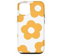 Danish Pastel Aesthetic Daisy Flower Preppy Light Orange Carcasa para iPhone 12/12 Pro