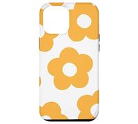 Danish Pastel Aesthetic Daisy Flower Preppy Light Orange Carcasa para iPhone 12 Pro MAX