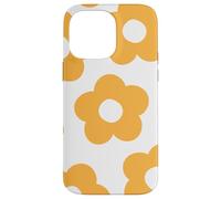 Danish Pastel Aesthetic Daisy Flower Preppy Light Orange Carcasa para iPhone 14 Pro MAX
