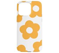 Danish Pastel Aesthetic Daisy Flower Preppy Light Orange Carcasa para iPhone 15 Pro MAX