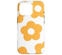 Danish Pastel Aesthetic Daisy Flower Preppy Light Orange Carcasa para iPhone 16 Pro