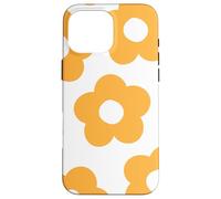 Danish Pastel Aesthetic Daisy Flower Preppy Light Orange Carcasa para iPhone 16 Pro MAX