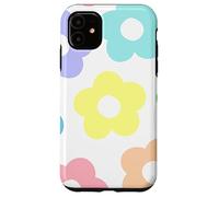 Danish Pastel Daisy Flowers Preppy Aesthetics Girly Carcasa para iPhone 11