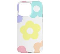 Danish Pastel Daisy Flowers Preppy Aesthetics Girly Carcasa para iPhone 15 Pro MAX