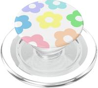 Danish Pastel Daisy Flowers Preppy Aesthetics Girly PopSockets PopGrip para MagSafe