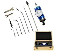 Danive Metal Coaxial Centrado Dial Indicador de Prueba Center Finder Milling Tool 0.01mm Precisión para Medir Herramientas de Calibrado(Blue)