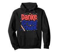 Danke Grundschule Grundschule Ritual DE for Viertklaessler Sudadera con Capucha