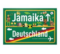 DankeDir! Jamaica - Cartel de plástico (30 x 20 cm), diseño con texto en alemán
