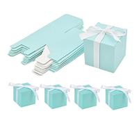 Danlai 10 Piezas Pequeñas Cajas De Boda De Boda Cajas De Regalo De Chocolate con Cintas De Trata Cajas para Baby Shower Suministros De Fiesta De Cumpleaños