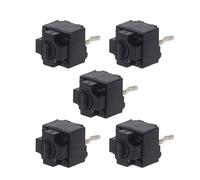 Danlai 5pcs Micro Switch Mouse Cuadrado Botón Micro Switch Ie4.0 Black Spots 6x6x7.45 Mm