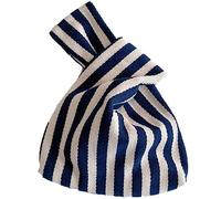 Danlai Bolsa De Muñeca De Nudo Portátil para Mujeres Bolsas De Rayas Elegantes para Mujeres Simples Bolsas De Lienzo De Lienzo Bolsa Cosmética Damas Bolsas De Moneda De Llave del Teléfono