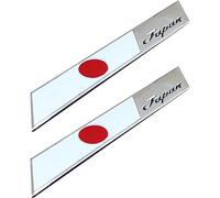 Danlai Calcomanías De Calcomanía De Auto Japonés 2 Piezas 3D De Aluminio Pegatina De Aluminio Autociclista De Motocicleta Adolescente Accesorios De Estilo