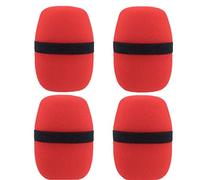 Danlai Cubierta De Espuma De Micrófono Auriculares De 4pcs Micrófono Capacitación De Esponja De Polvo De Micrófono Engrosado De Parabrisas