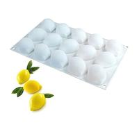 Danlai Molde De Pastel De Silicona De Limón En 3d, Moldes De Postres De Mousse, Cubo De Hielo, Pastel De Jello, Molde De Casas