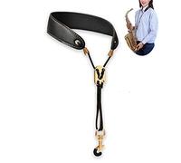 Danlai Saxófono Corcha De Cuero Saxofón Cuerpo Cuerpo Cuerpo De Protección Cuello para Tibro Soprano Alto Barítono Saxo Musical Instrumento
