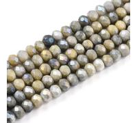 DanLingJewelry Aproximadamente 1000 cuentas de cristal teñidas con efecto degradado, 4 mm, color gris, cuentas espaciadoras redondas, para hacer joyas, pulseras, collares, suministros de manualidades