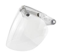 DANLINI Lente para Cascos de Motocicleta, Visera de Casco de Cara Abierta 3 Visera de protección a presión Casco Colorido Visera de Burbuja Accesorios para Cascos de Motocicleta Transparente