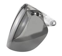 DANLINI Lente para Cascos de Motocicleta, Visera de Casco de Cara Abierta 3 Visera de protección a presión Casco Colorido Visera de Burbuja Accesorios para Cascos de Motocicleta Deep Tea
