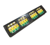 DANNMPX Ábaco Ábaco Chino-japonés De 5 Cuentas Y 17 Dígitos, Estilo Vintage, Herramienta Conteo For El Aprendizaje Matemáticas Oficina Material