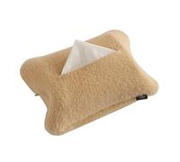 DANNMPX Caja Pañuelos Lovely Draw Paper Tissue Box Simplicidad Estilo Home Servilletero, para Dormitorio U Oficina Decorativa(White)