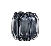 DANNMPX Jarrones Decorativos Jarrón de Flores de Vidrio Decoración for el hogar Jarrón y Mesa de Centro de Mesa florero for Amigos y Familiares, Navidad, Boda, Ducha Nupcial Decoración Mesa(19cm)