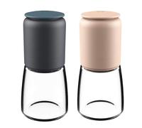 DANNMPX Molinillo Cocina Juego De Molinillo Sal Y Pimienta 2 Piezas, Especias Sólidas Sal Pimienta