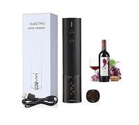 DANNMPX Sacacorchos Abridor De Vino Eléctrico con Cable Carga USB Sacacorchos Automático Recargable Creativo Abrebotellas(C)