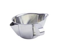 DANNMPX Salsera Filtro De Aceite Acero Inoxidable A Prueba Fugas, Plato For Salsa, Cubo For Carne, Salsera Pimienta Negra Recipiente Salsas