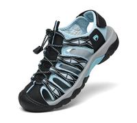 Dannto Sandalias Deportivas Mujer para Exterior Senderismo Antideslizantes Trekking Deportivas Casuales Sandalias de Playa(negro azul,38)