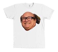 Danny Devito Face Funny Tshirts Camisetas y Tops Always Sunny in Philadelphia - New(X-Large)