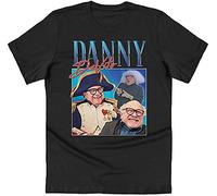Danny DeVito Homage T-Tshirts Camisetas y Tops tee Funny Movie Film Icon Retro 90's Vintage Tribute Black Black Black(XX-Large)