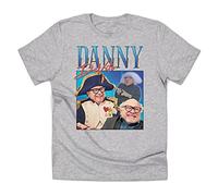 Danny DeVito Homage T-Tshirts Camisetas y Tops tee Funny Movie Film Icon Retro 90's Vintage Tribute tee Grey(Small)