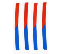 Danojo - Stick-A-Tap, 4 unidades, calcomanías de grifo, calcomanías de agua fría y caliente, calcomanías de grifo de cocina, calcomanías de transferencia de vinilo para grifo de baño (H y C - tira))