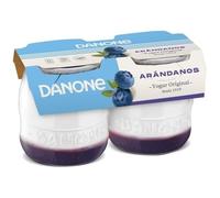 DANONE YOGUR Y POSTRE ORIGINAL VIDREO 2X130g. (PACK 6 Und.) (CON ARANDANOS)