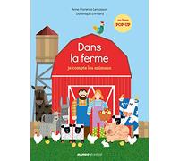 Dans la ferme je compte les animaux: Un livre pop-up (LIVRES ANIMES)
