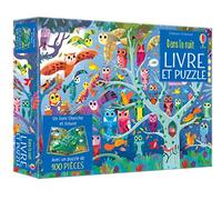 Dans la nuit: Un livre cherche et trouve et 1 puzzle de 100 picèes