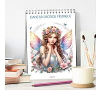 Dans un monde féerique (Calendrier de bureau 2027 DIN A5 horizontal), CALVENDO Calendrier Mensuel