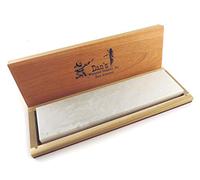 Dan's Whetstone Company Inc. Arkansas genuino duro (fino) cuchillo afilado Banco piedra afilar 8"X 2" X 1/2" en caja de madera Fab-82-C