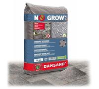 Dansand No Grow - Cepillo de fijación fácil de 20 kg en arena de pavimentación para juntas | Arena para patio, arena de pavimentación de bloques, adecuado para todo tipo de pavimentación, color gris