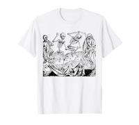 Danse Macabre Or Dance Of Death 1493, camiseta de arte Camiseta