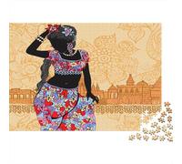 Danseuse indienne 70x50cm/1000pcs Puzzles Adaptés Aux Adultes Et Aux Personnes Âgées De 14 ANS Et Plus