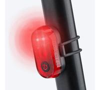 DANSI Lámpara Trasera LED Micro Lens de Büchel, Iones de Litio, autorizada por la Stvzo, función de indicador de Freno, luz de Control de batería, homologada, Adultos Unisex, Negro,