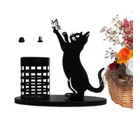 Dansing Cats Holder - Gato Amourte Regalos | Bailarines de ataúd creativos | Decoración del hogar de oficina, adornos, almacenamiento de artículos pequeños, gatos de trabajo lindos, compañero de gato