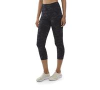 Danskin Camo Print Capri Leggings, Estampado de Camuflaje Negro, L para Mujer